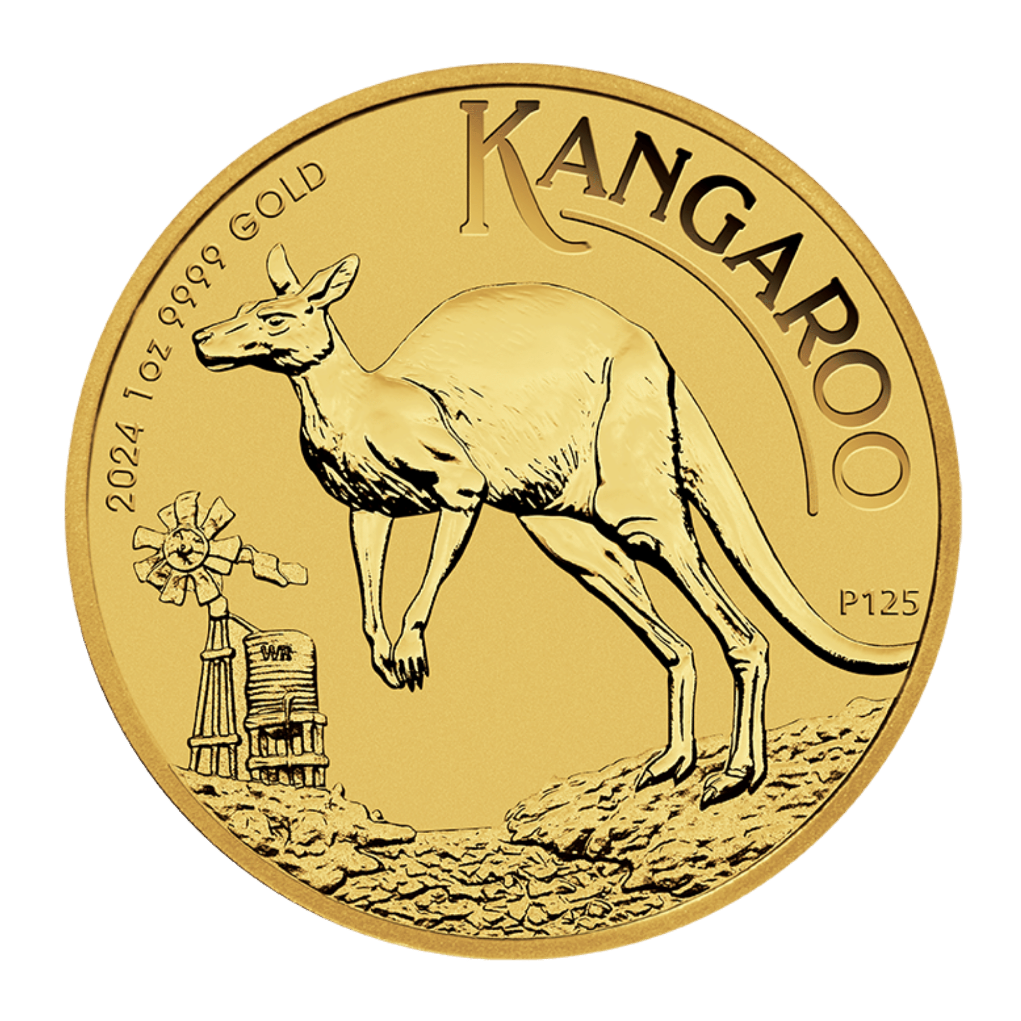 2024 Perth Mint Gold Kangaroo Coin 1oz Gold Coin Shop Now at Jaggards